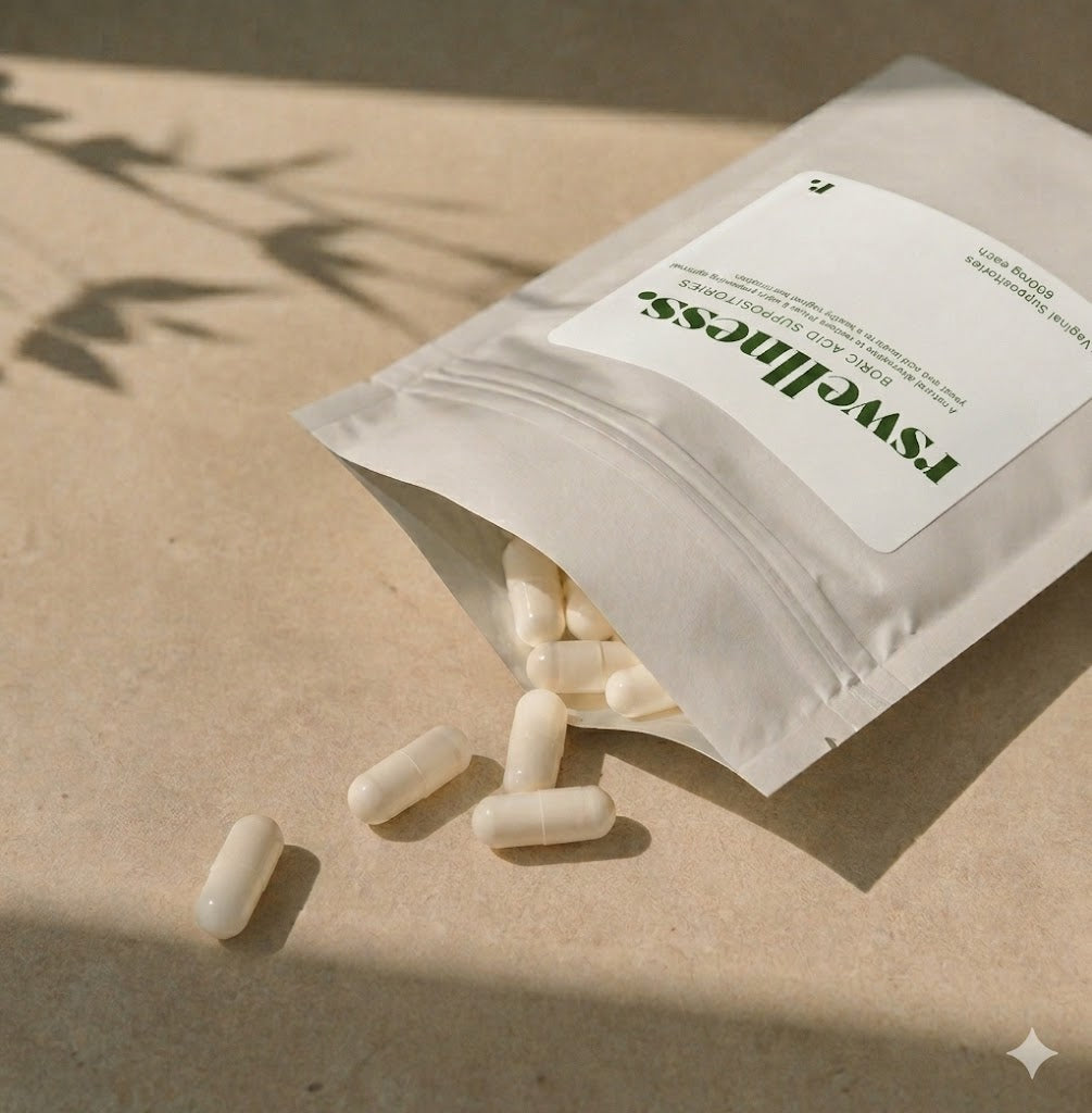Rswellness Boric Acid Vaginal Suppositories